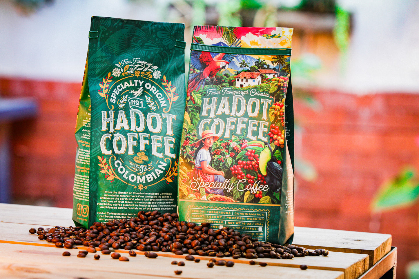 Hadot Specialty Whole Coffee Beans - 1 lb Bag