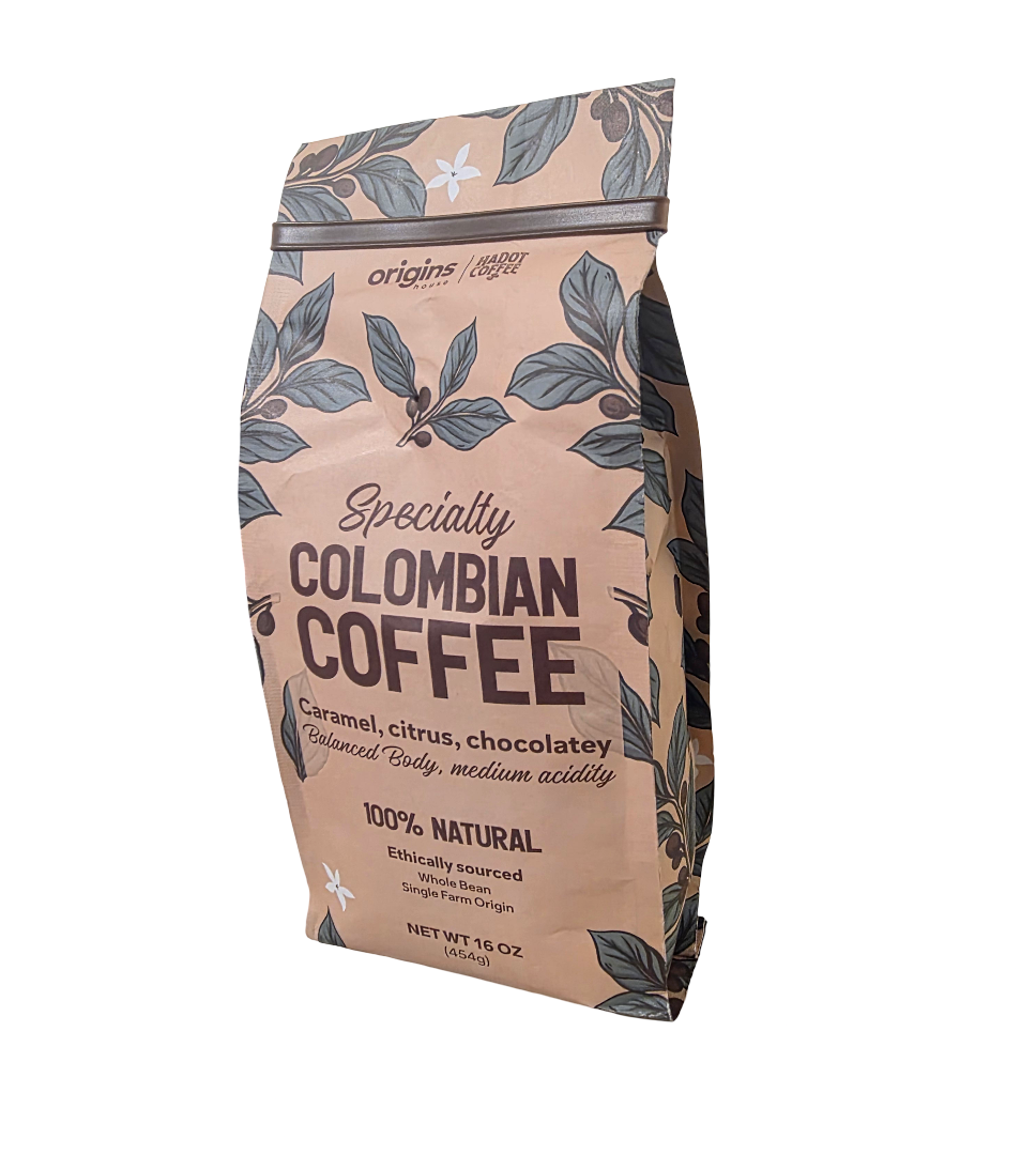 ORIGINS HOUSE Specialty-Grade Colombian Coffee: Whole Coffee Beans - 85 Cupping Score